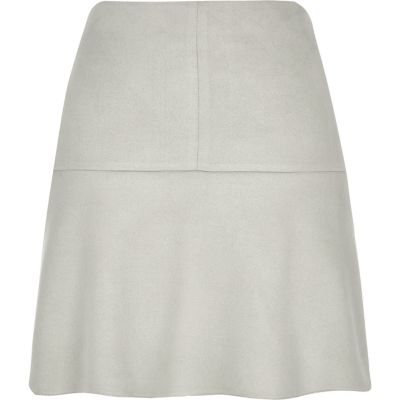 Grey flippy skirt
